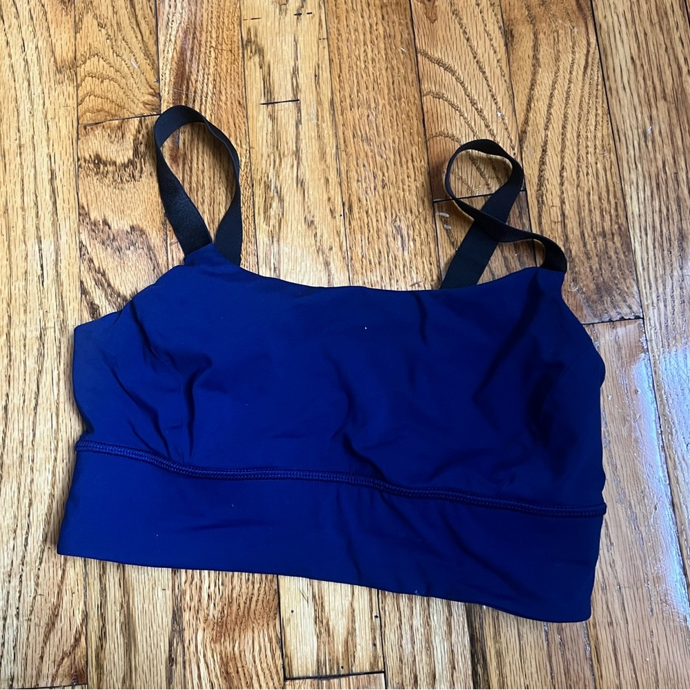 Cobalt blue Lulu sports bra